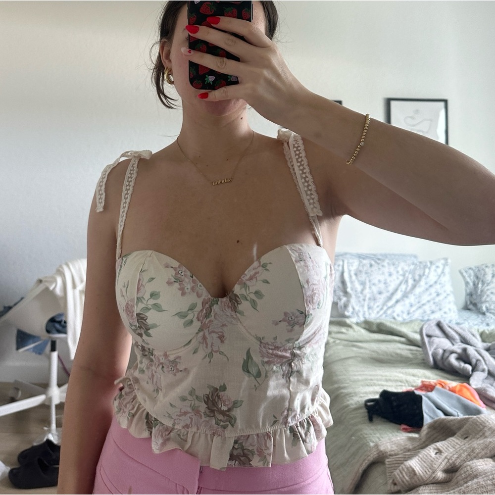 intimissimi floral bustier